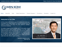 Tablet Screenshot of drminkim.com